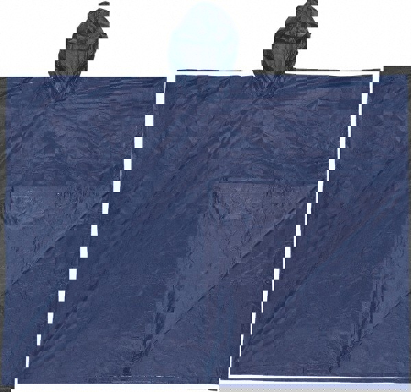 Rain & Chemical Wear; Garment Style: Poncho with Hood ; Size: Universal ; Color: Blue ; Material: PVC ; Chest Size: 0-0 ; High Visibility: No